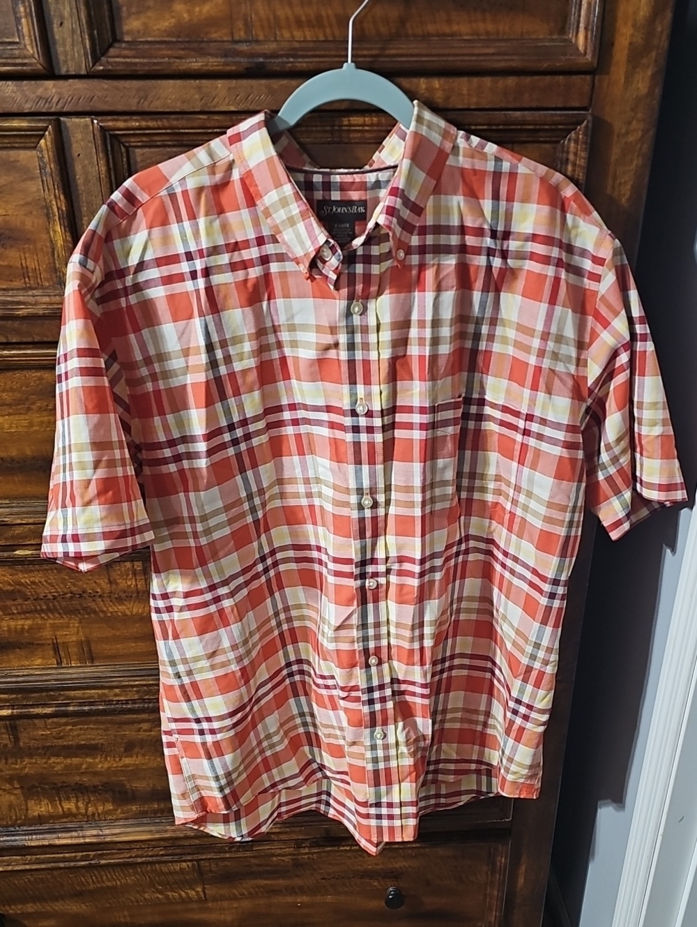 ST JOHNS BAY Button Down Shirt, Nwots! Mens Sz Xlarge!